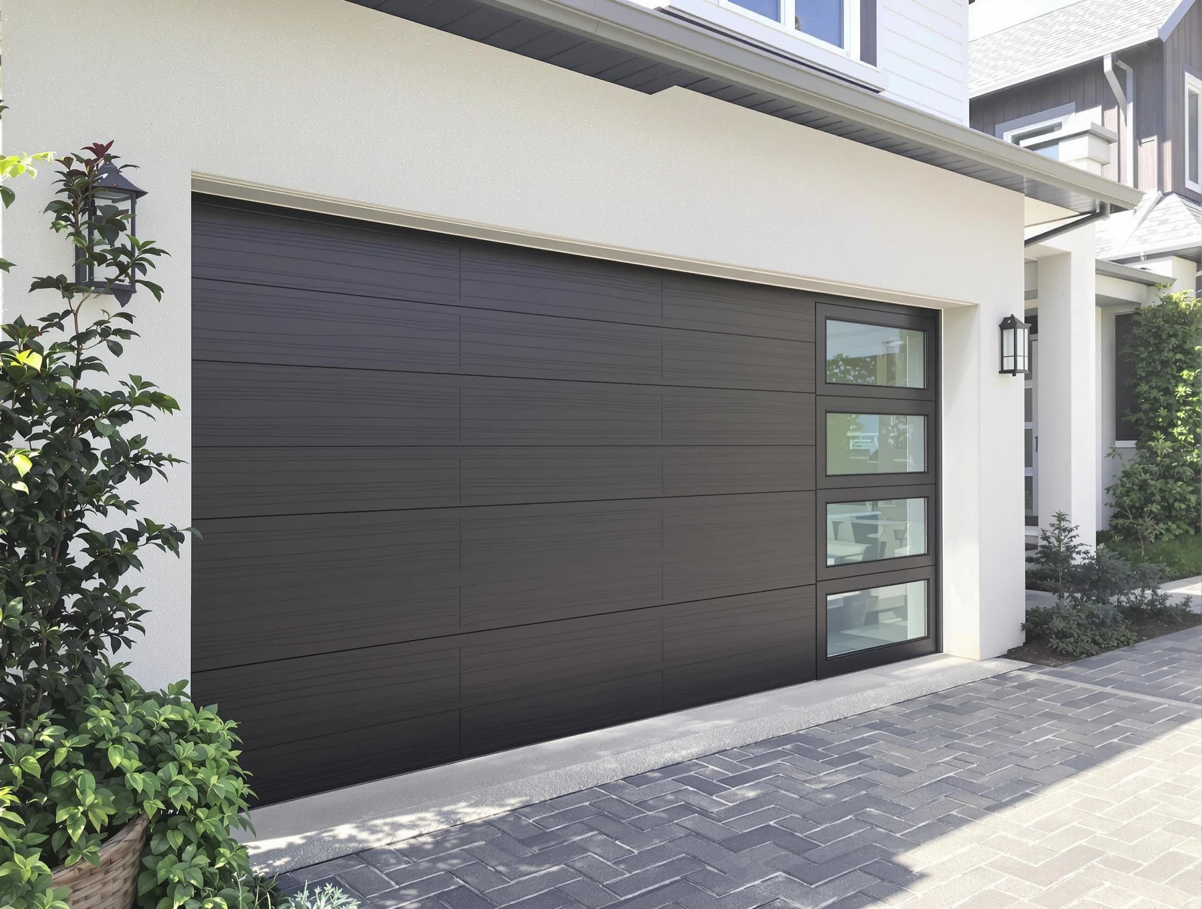Custom garage door installation by Vineyard Garage Door Repair in Vineyard