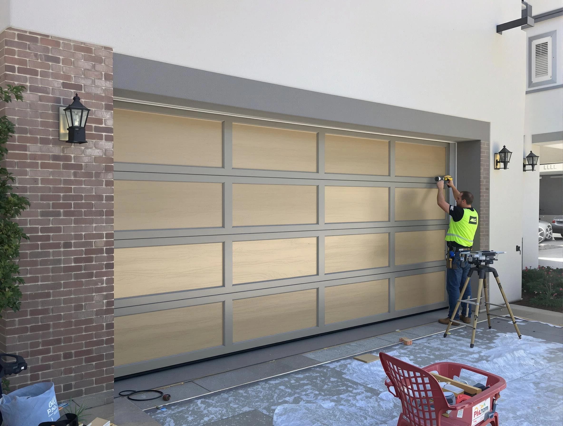 Garage door replacement service by Vineyard Garage Door Repair in Vineyard