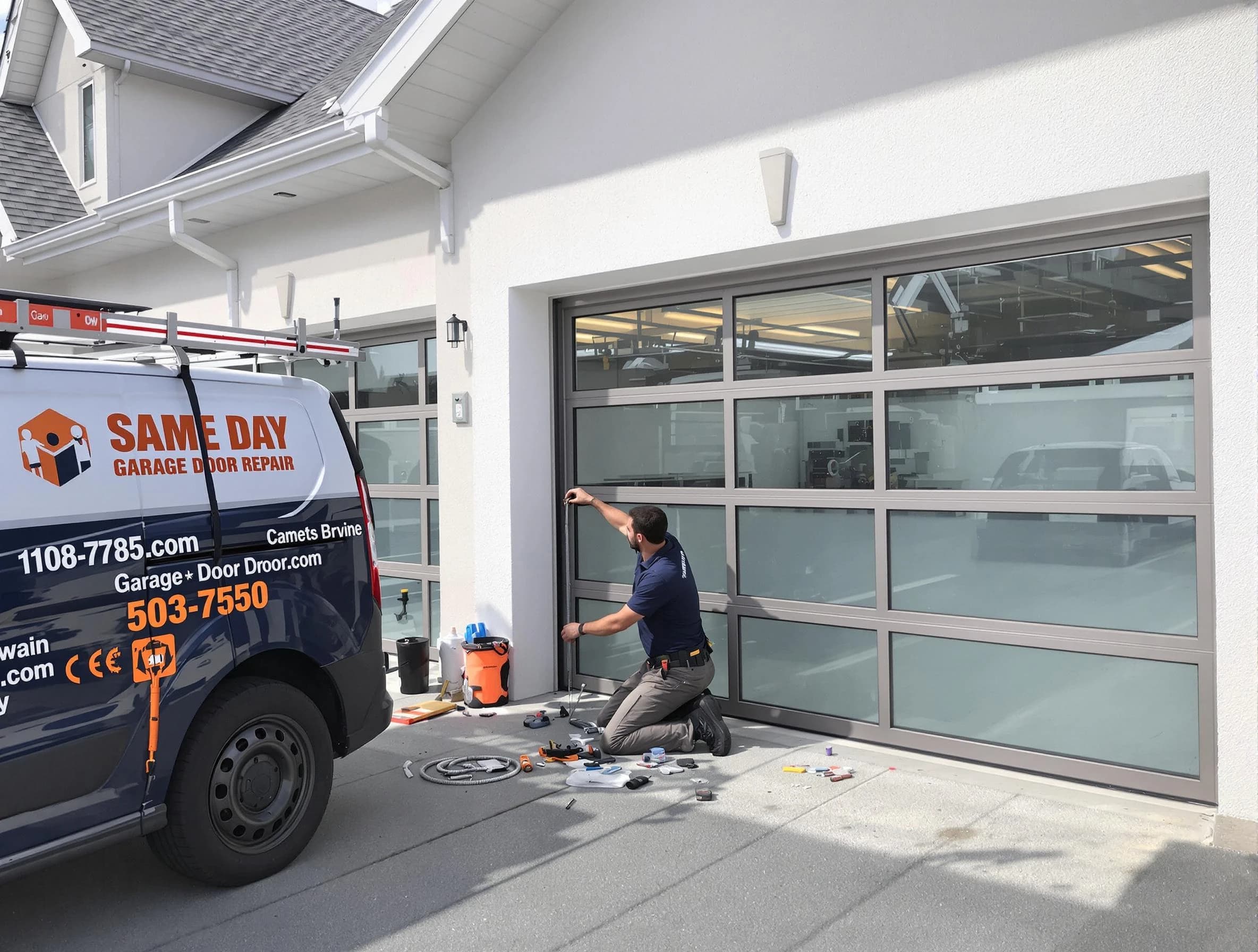 Same-day garage door repair service by Vineyard Garage Door Repair in Vineyard