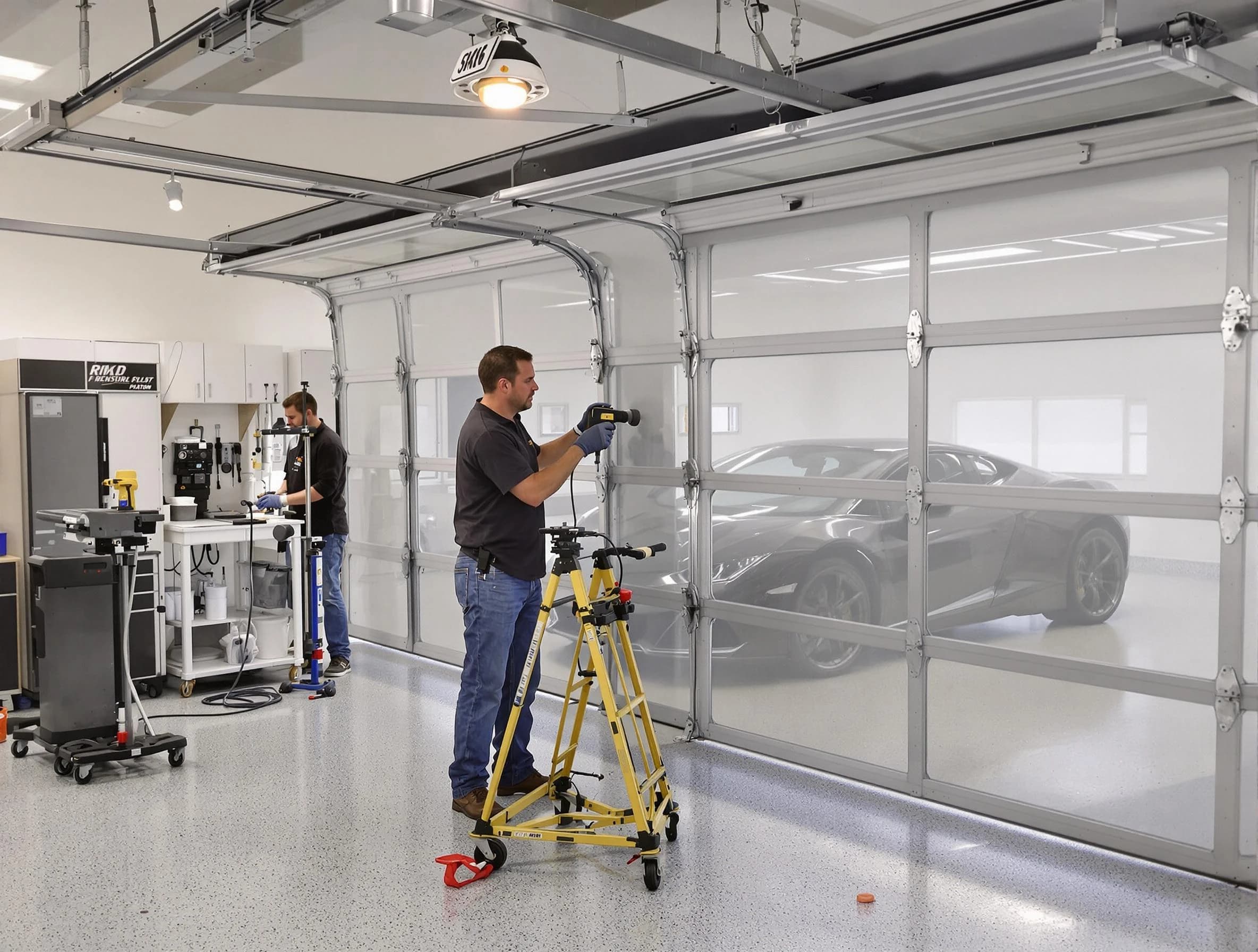 Garage Door Dents Repair in Vineyard