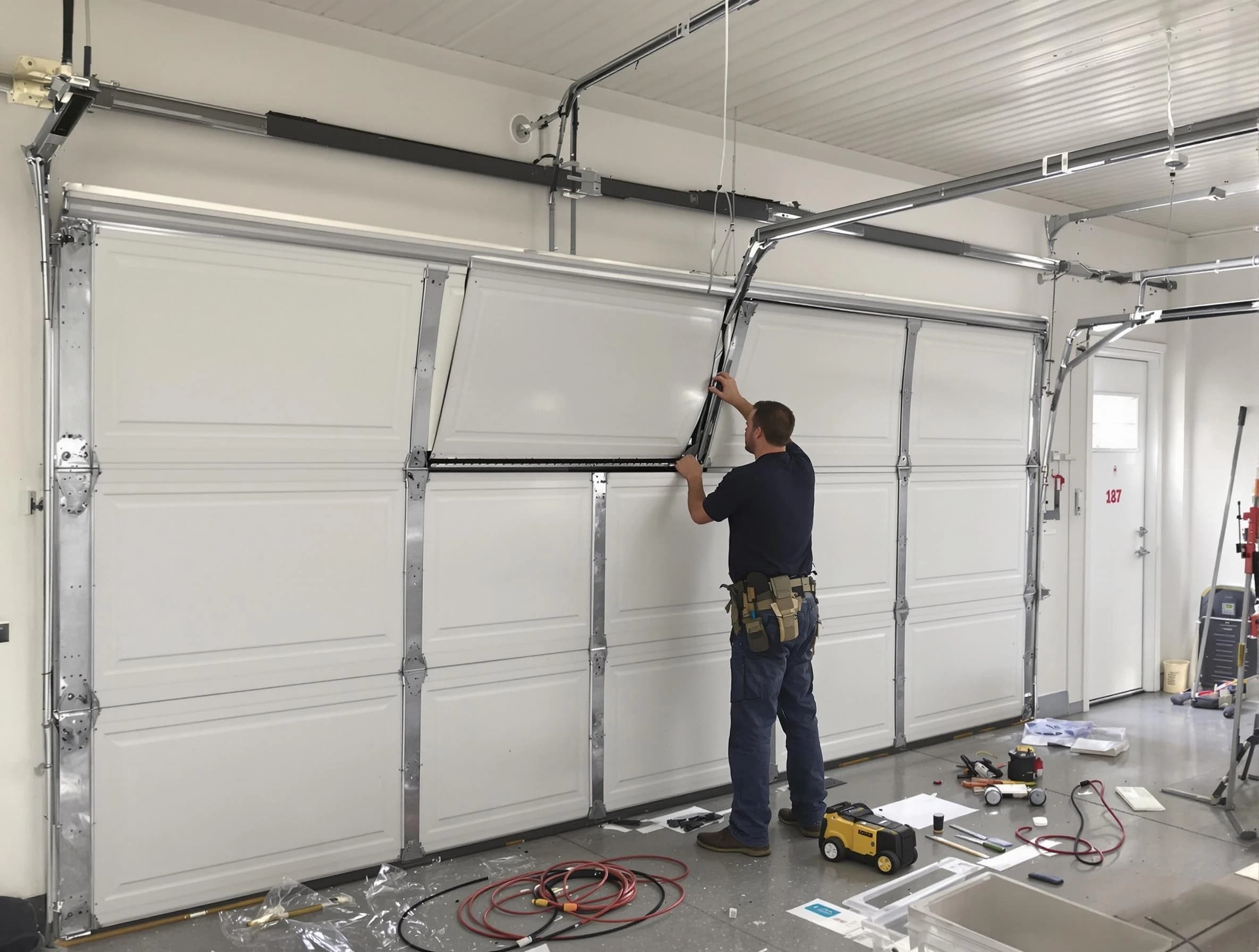 Garage Door Section Replacement in Vineyard