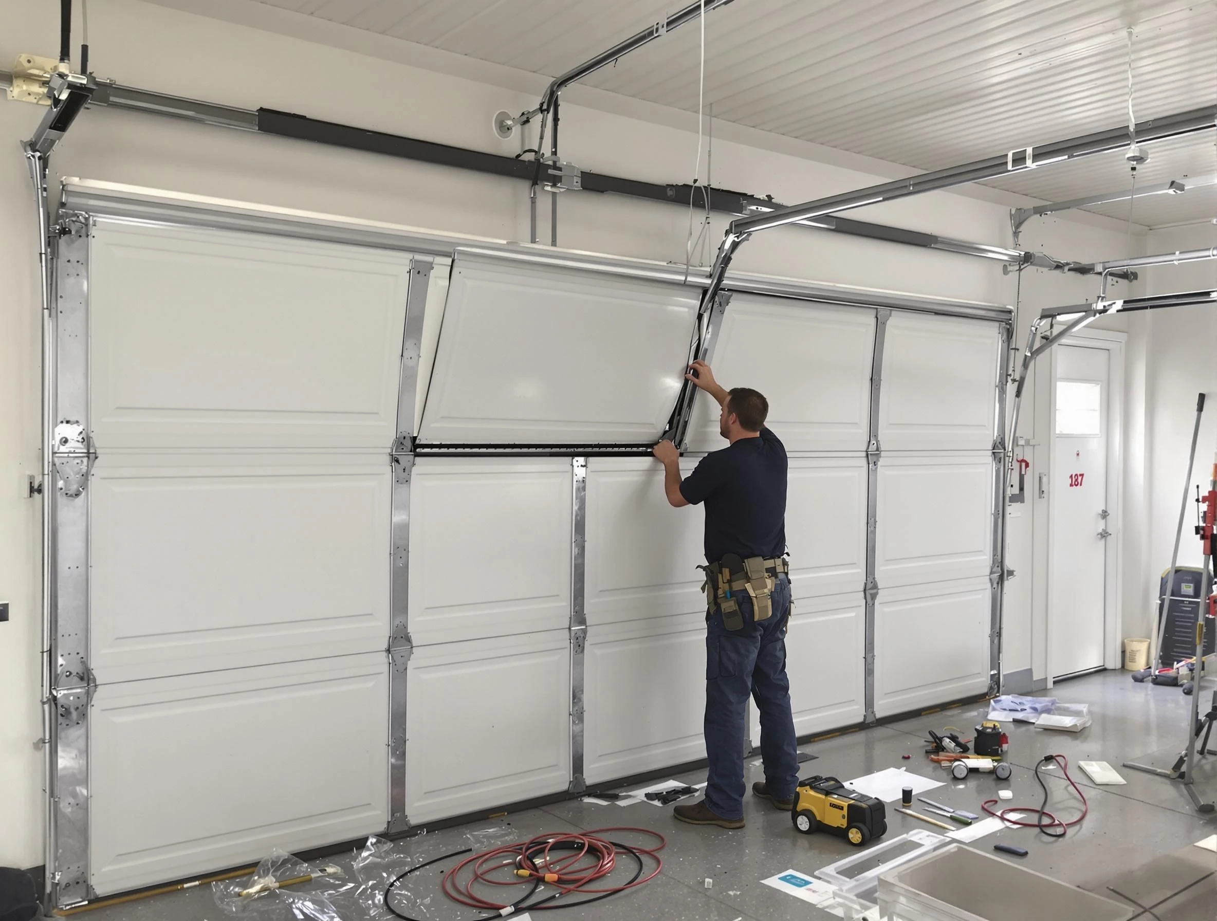 Garage Door Section Replacement in Vineyard