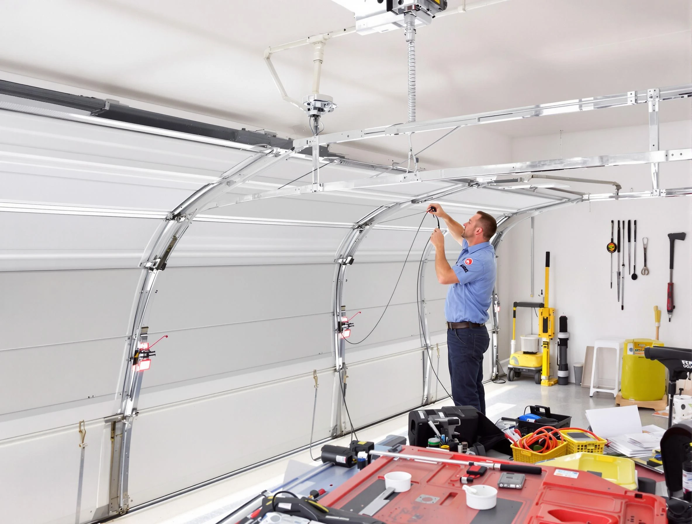 Garage door cable repair service by Vineyard Garage Door Repair in Vineyard