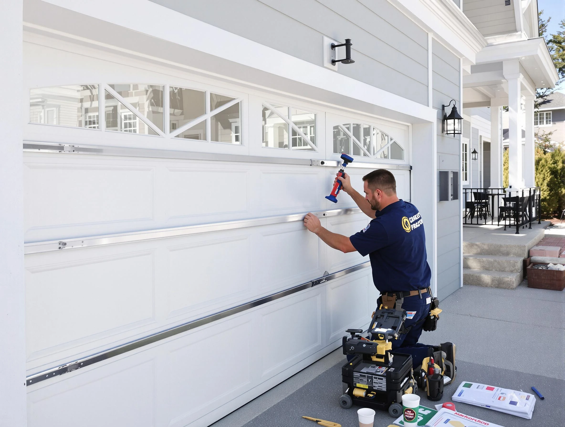 Professional garage door installation by Vineyard Garage Door Repair in Vineyard