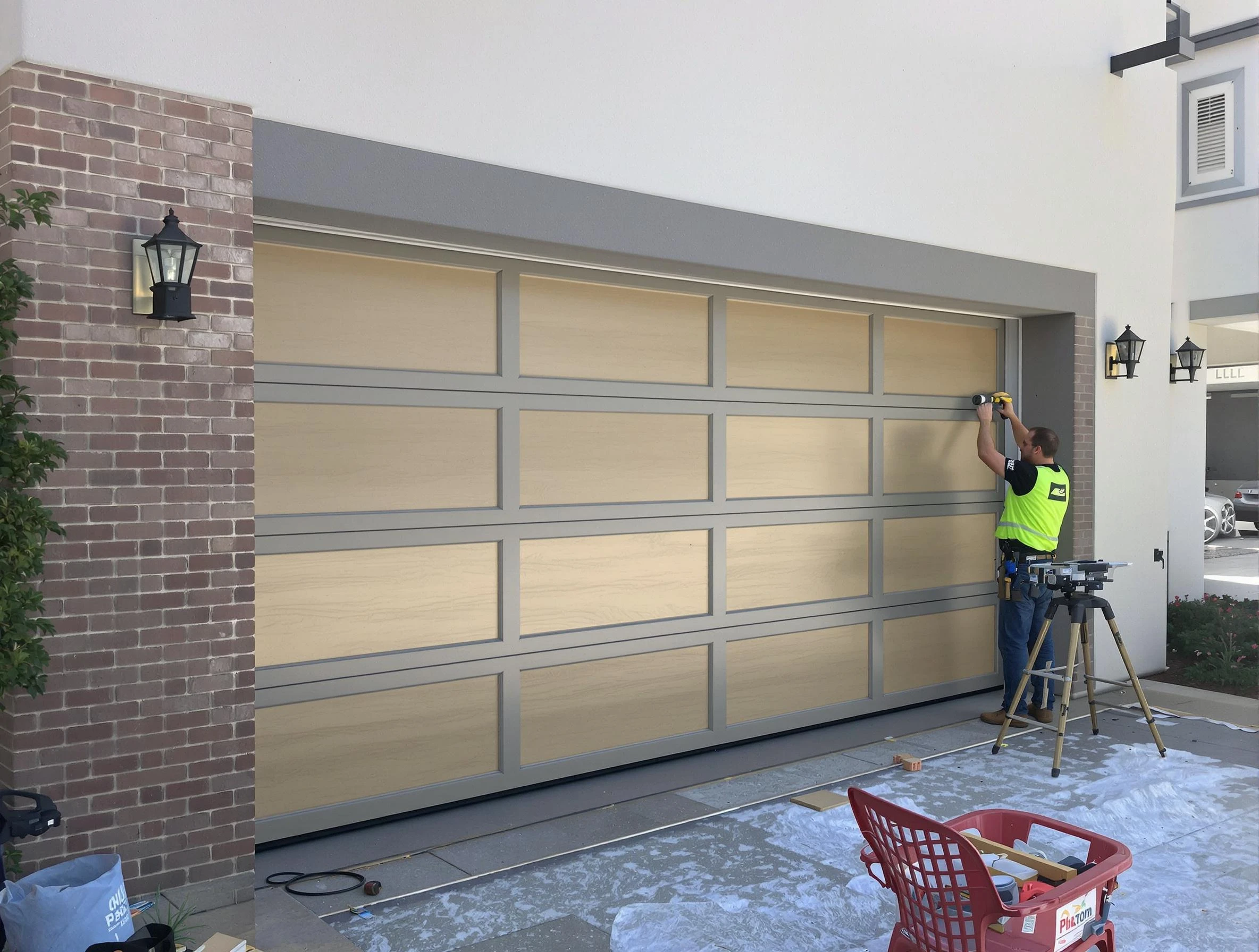 Garage door replacement service by Vineyard Garage Door Repair in Vineyard