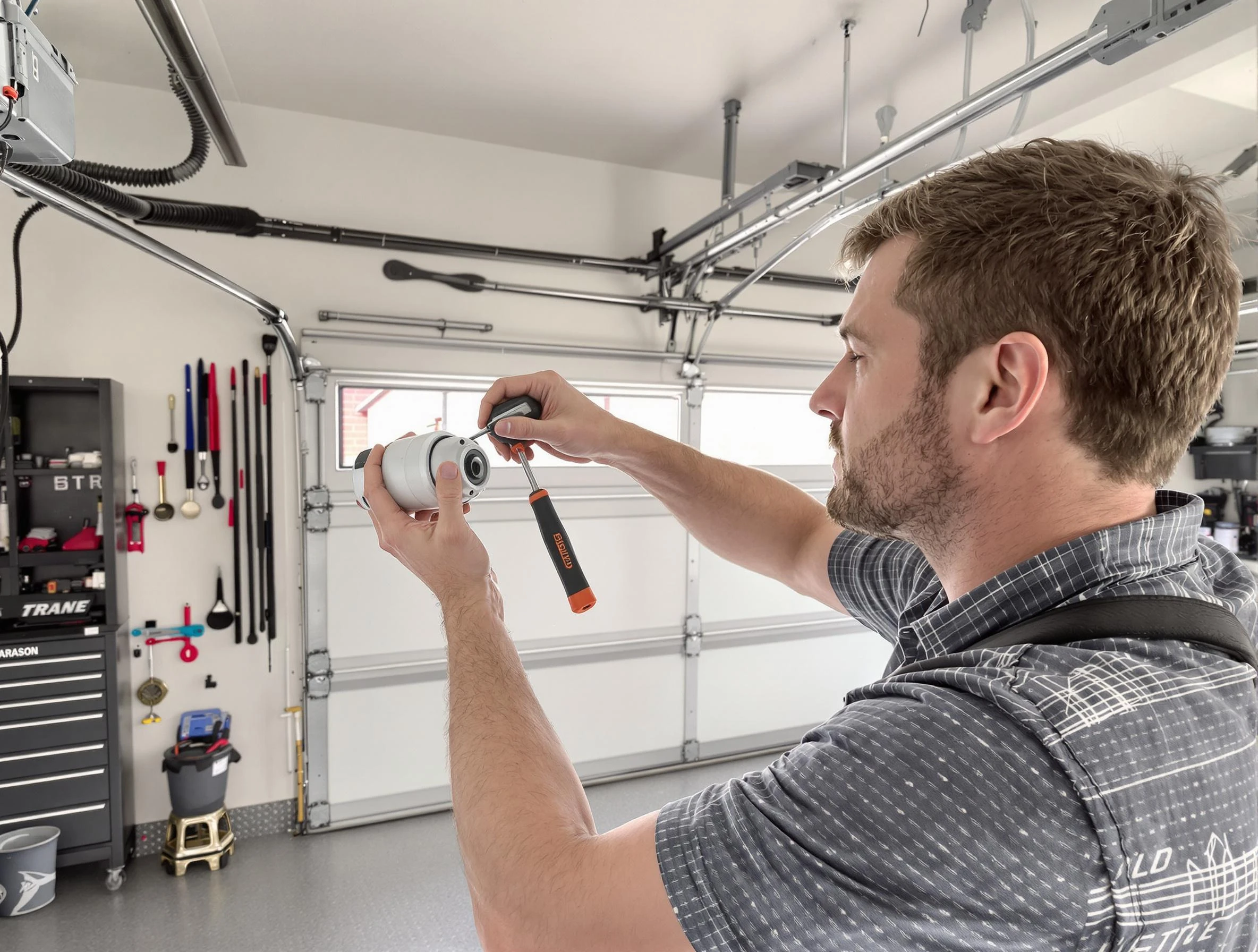 Garage door opener repair service by Vineyard Garage Door Repair in Vineyard